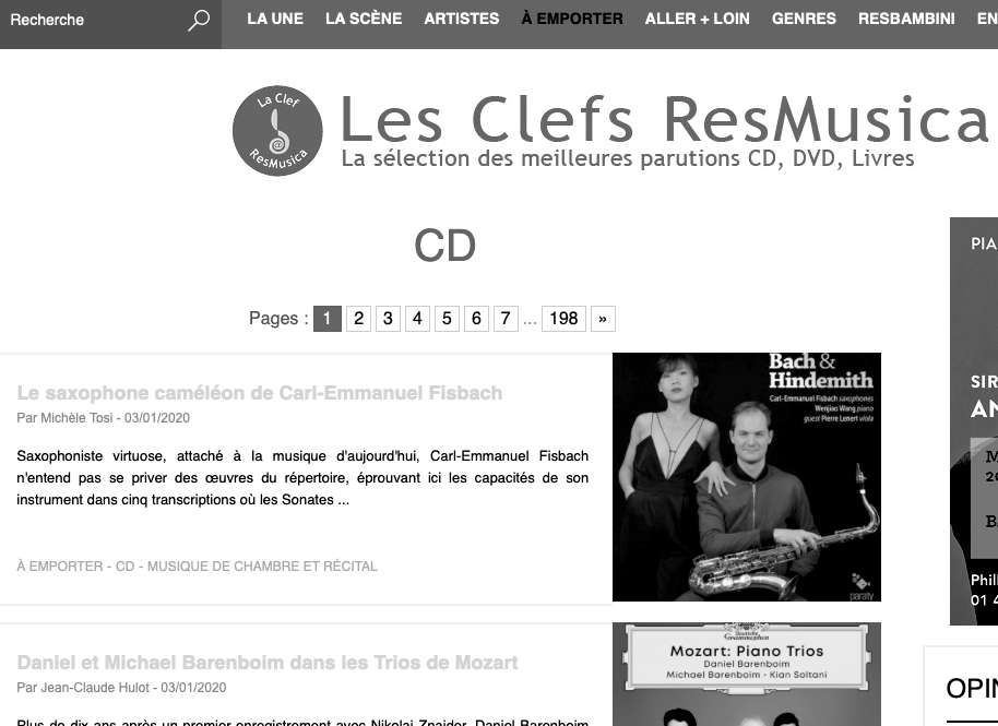 Preview of Michèle Tosi, www.resmusica.com