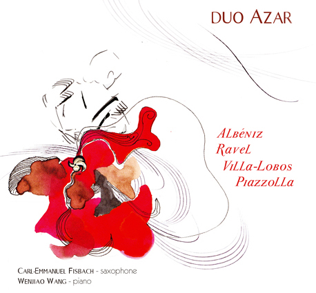 Cover of Duo Azar (2011) : Albéniz, Ravel, Villa-Lobos, Piazzolla